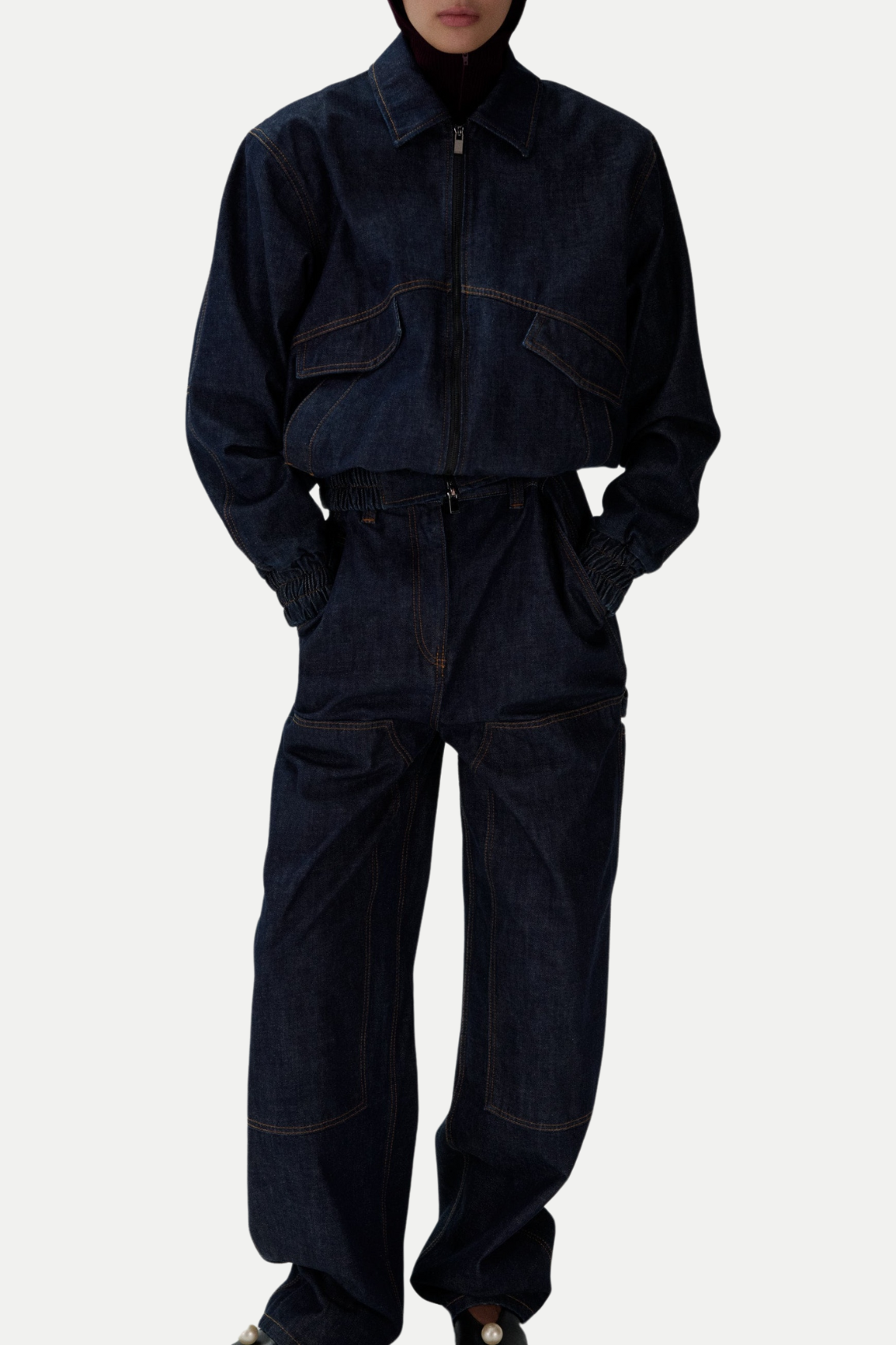 Stylowa Męska Kurtka Bomberka Austyan Denim Premium Elegancka Wygodna