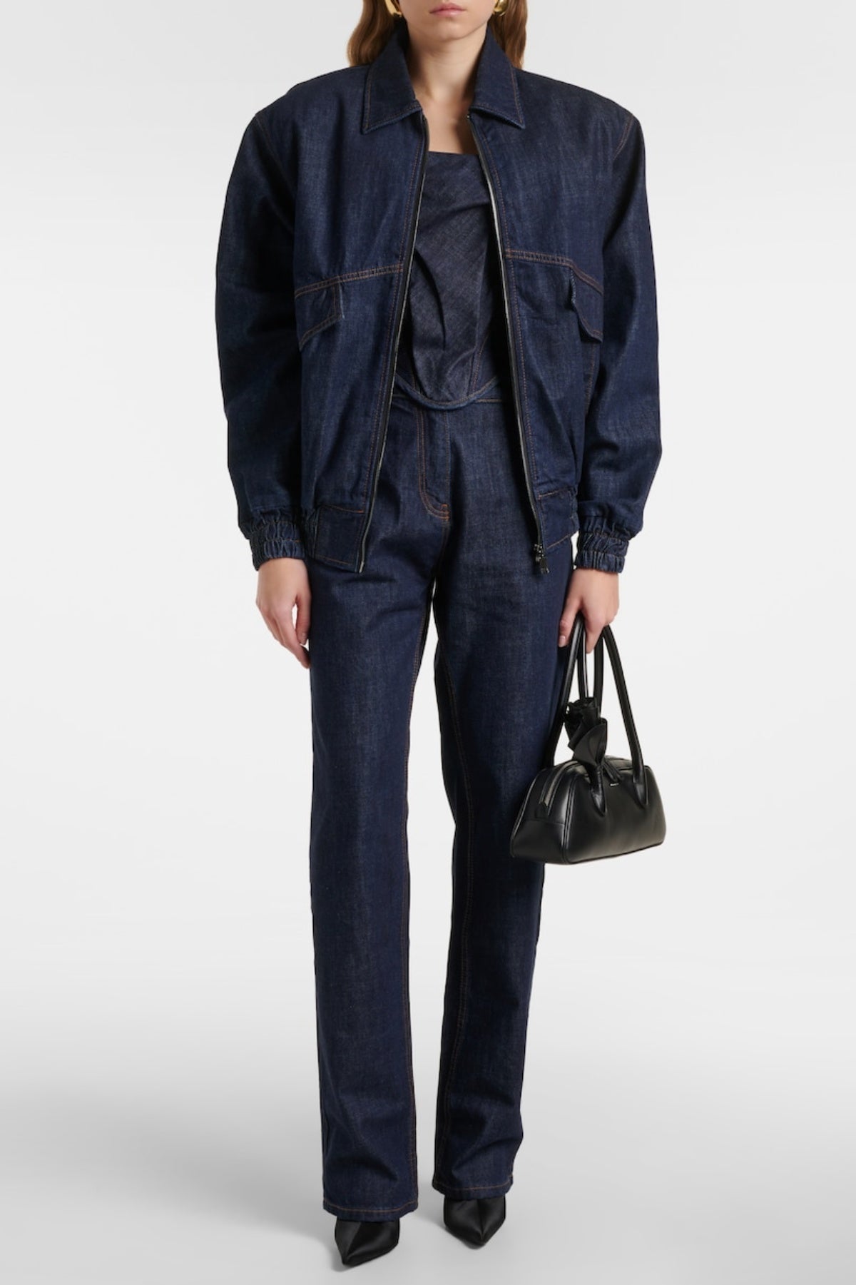 Stylowa Męska Kurtka Bomberka Austyan Denim Premium Elegancka Wygodna