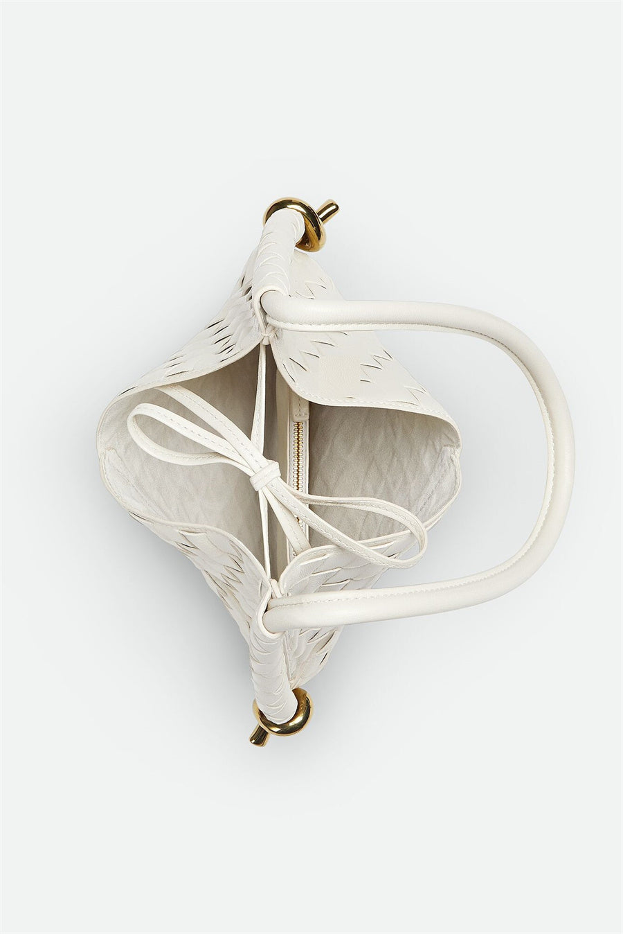 Skórzana Pleciona Torba na Ramię Azalea