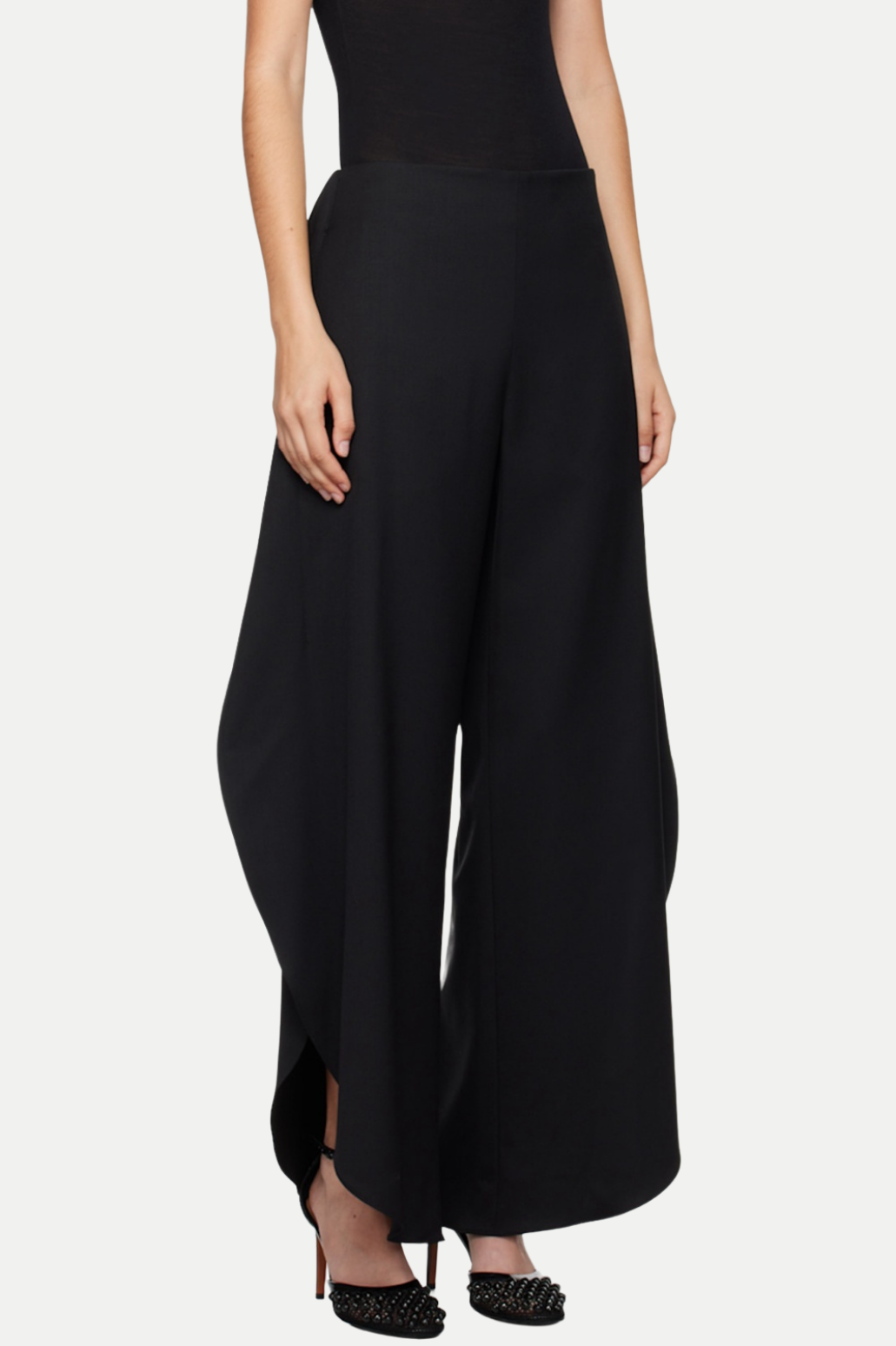 Eleganckie Wełniane Spodnie Erlinda