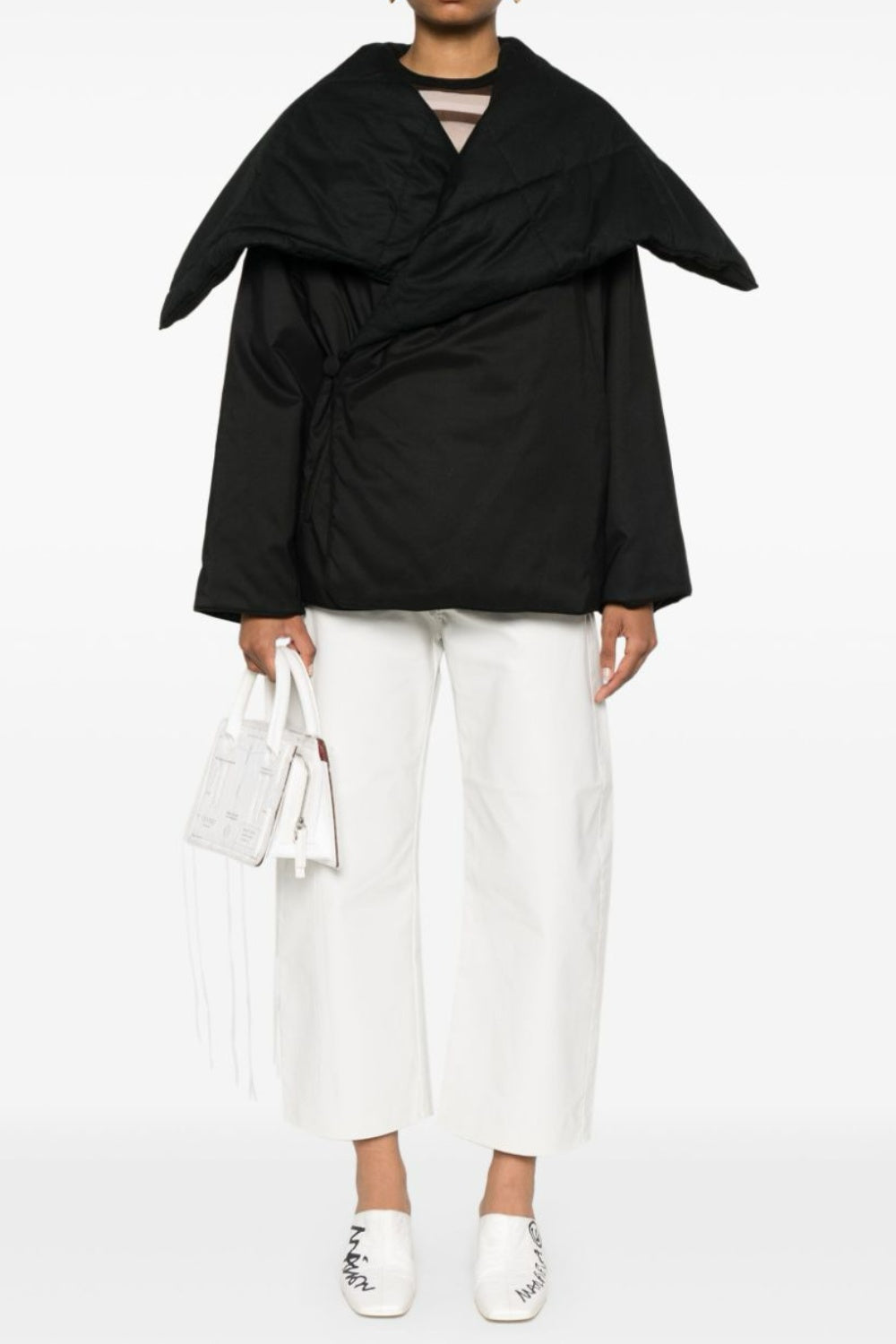 Elegancka Pikowana Kurtka Fern