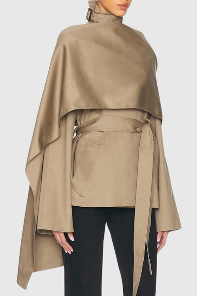 Elegancki Krótki Trencz Kristy