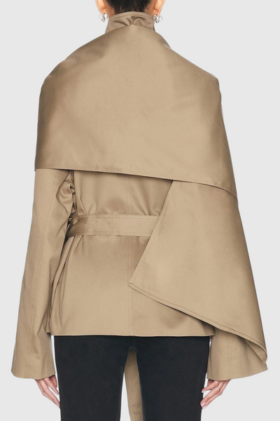 Elegancki Krótki Trencz Kristy