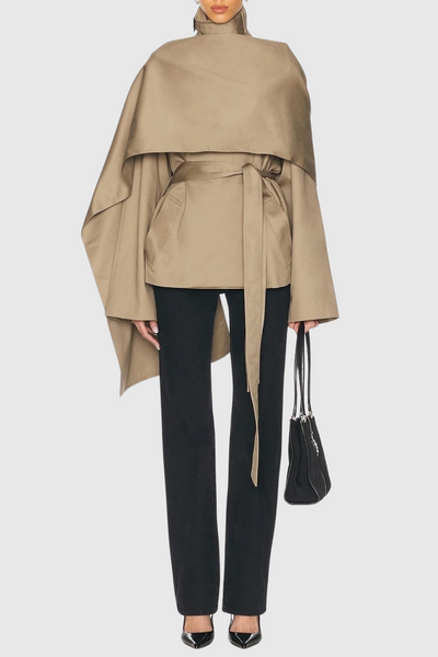 Elegancki Krótki Trencz Kristy